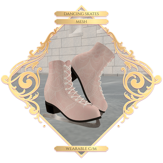 Studio Craft * Ice Skates Ice Pink (BOX)