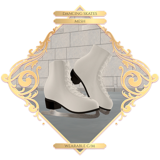 Studio Craft * Ice Skates White (BOX)
