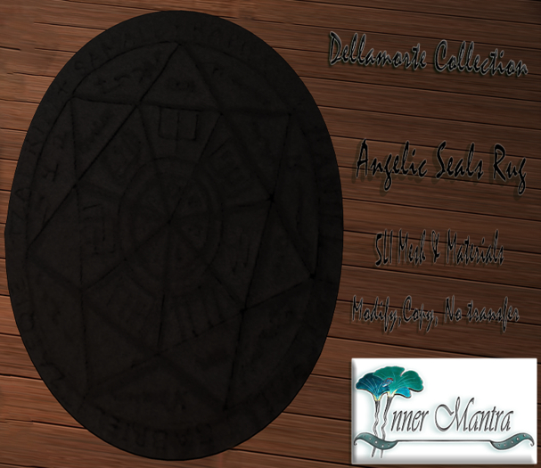 +Inner mantra+ Dellamorte Angelic Seals Rug