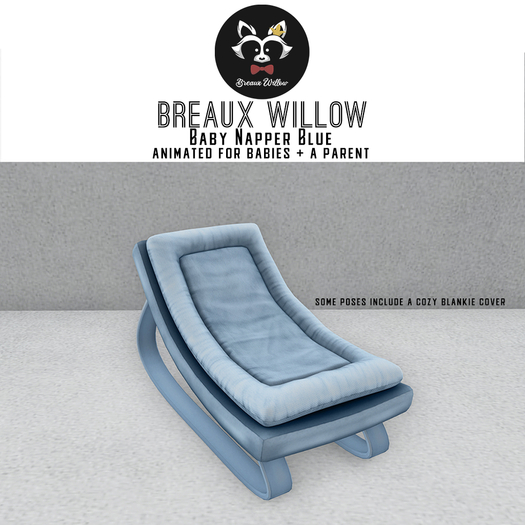 Baby Napper - Blue - Breaux Willow [Boxed]