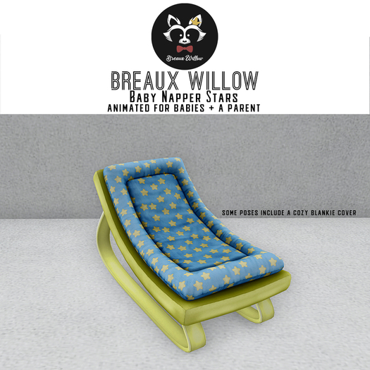 Baby Napper - Stars - Breaux Willow [Boxed]