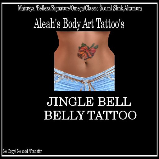 JINGLE BELL BELLY TATTOO