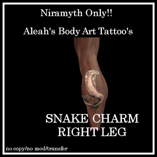 SNAKE CHARM RIGHT LEG NIRAMYTH