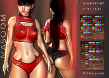 [[ Masoom ]] Xanthe Outfit MEGAPACK - Legacy Perky, Legacy, Lara, Lara Petite and Freya 