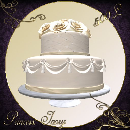 Meant To Be: Princess Wedding Cake Box (Ivory)