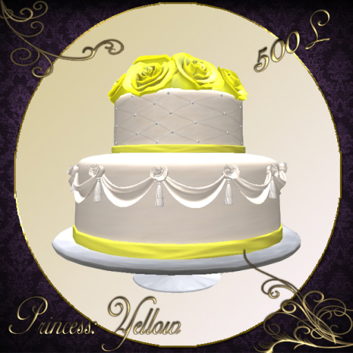 Meant To Be: Princess Wedding Cake Box (Yellow) **Price Reduced**