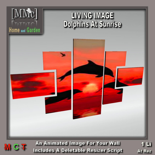 [MMc] Living Image-Dolphins At Sunrise *