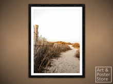 Sand Path | Scenic Photo Poster | Mesh Frame with 6 texture options 