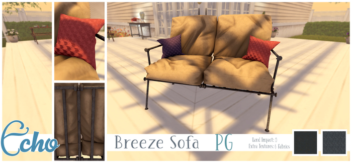 Echo - Breeze - Sofa - PG - Style 3 - Box