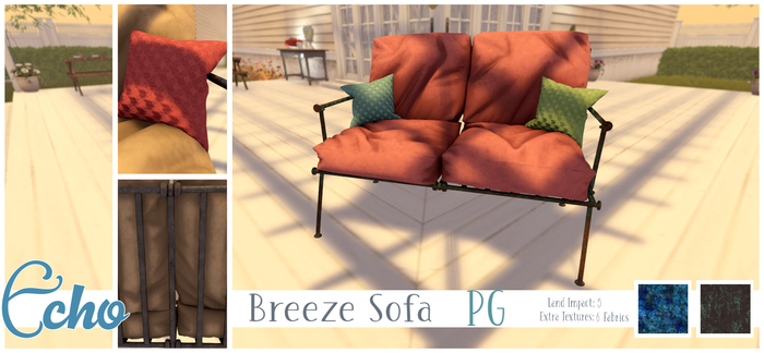 Echo - Breeze - Sofa - PG - Style 2 - Box