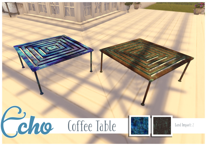 Echo - Breeze - Coffee Table - Style 2 