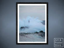 Lighthouse | Scenic Photo Poster | Mesh Frame with 6 texture options 