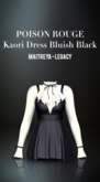 POISON ROUGE Kaori Bluish Black