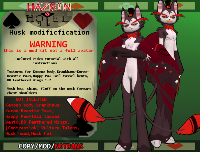 Husk modification