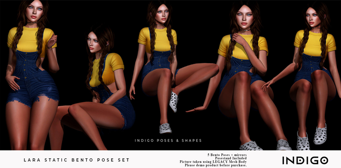 [InDiGo] Lara Bento Pose Set