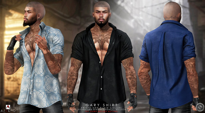 //Ascend// Gary Button Shirt - FATPACK 