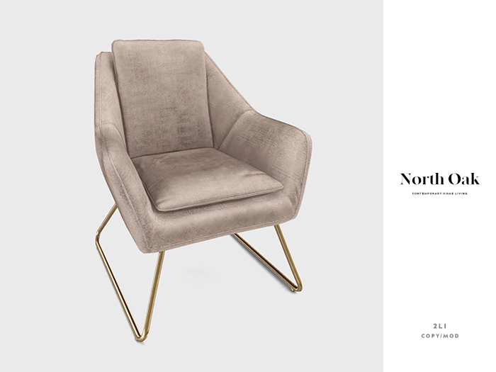 [North Oak] + Rainer Chair (champagne)