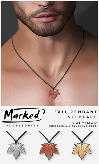 MARKED - Fall Pendant Necklace (add me)