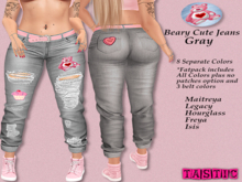 Tastic-Beary Cute Jeans Gray -Boxed