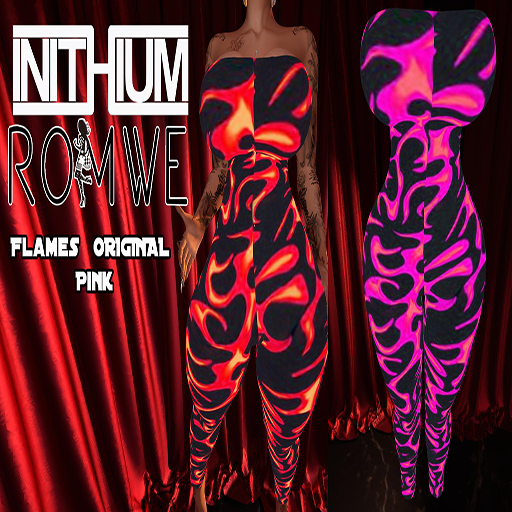 Romwe - Flames  ORIGINAL Pink