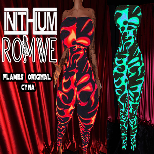Romwe - Flames  ORIGINAL Cyna