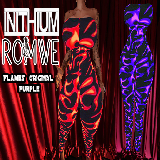 Romwe - Flames  ORIGINAL Purple
