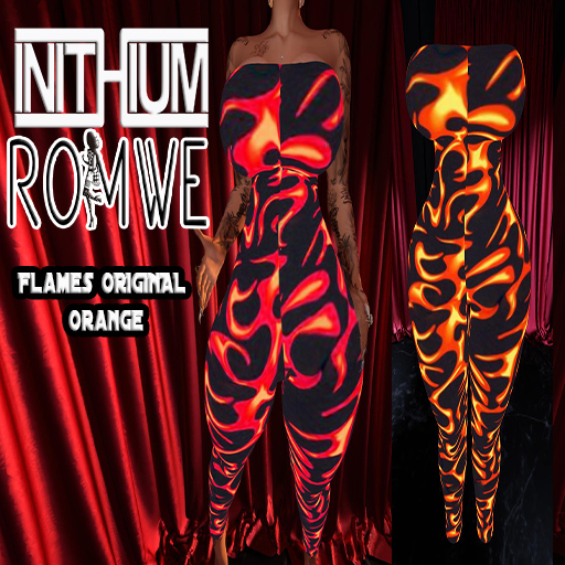Romwe - Flames ORIGINAL Orange