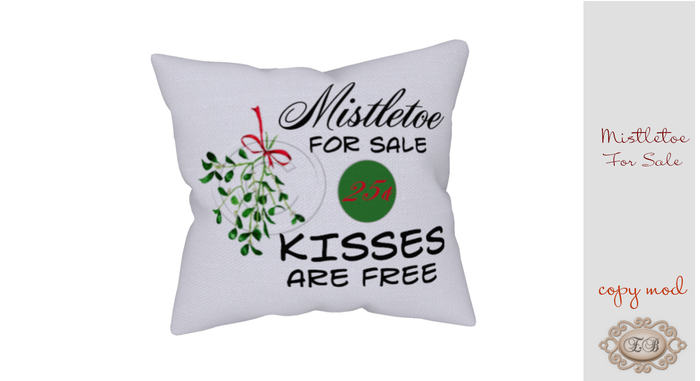 .:Ecce Bellus:. Mistletoe For Sale Pillow