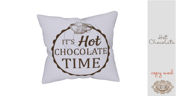 .:Ecce Bellus:. Hot Chocolate Time Pillow