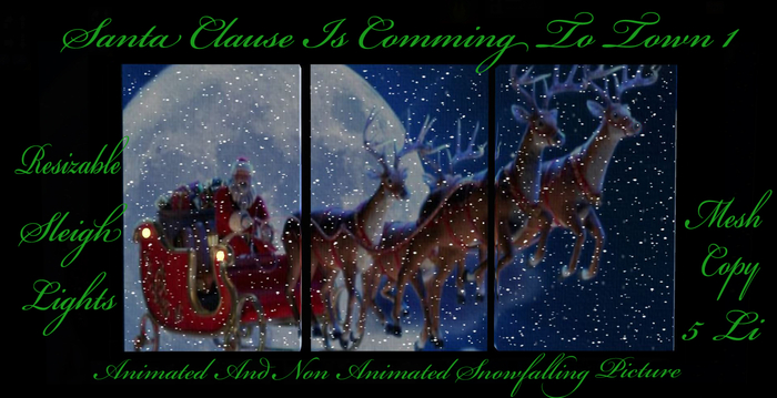 Santa Comming To Town  Animated / Non Animated Picture 1