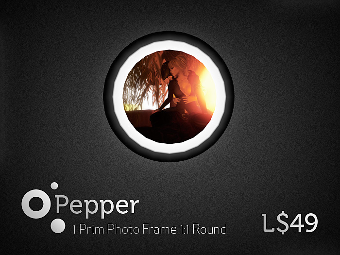 1 Prim Photoframe 1:1 Round