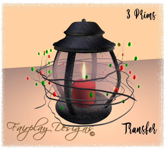 ~Traditional  Christmas Table Lantern