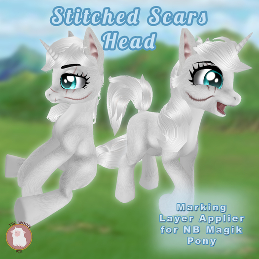 [WP] Stitched Scars Head for Magik Pony