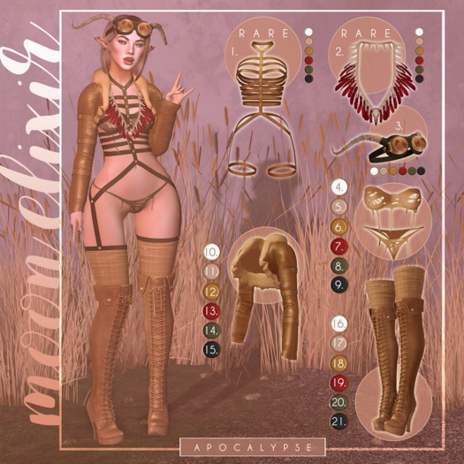 Moon Elixir - Apocalypse - 14 - Lara - Jacket - Moss