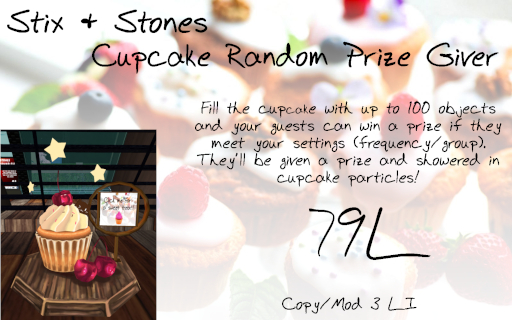 ~S&S~ Cupcake Random Prize Giver v1.0 (boxed)