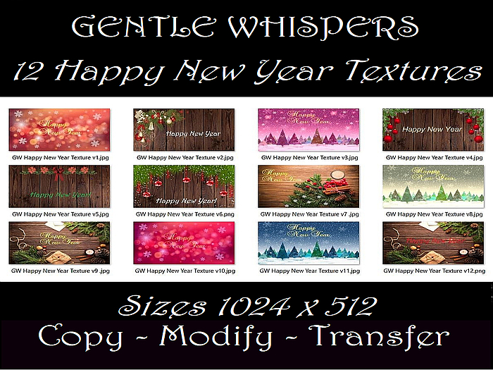 GW 12 Happy New Year Textures v1 (Boxed)