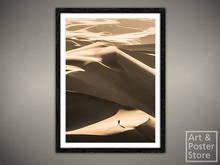 Desert Dunes | Scenic Photo Poster | Mesh Frame with 6 texture options 