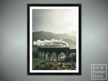 Glenfinnan Viaduct | Scenic Photo Poster | Mesh Frame with 6 texture options 