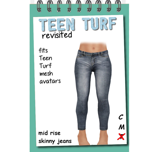 Teen Turf Mid Rise Skinny Jeans