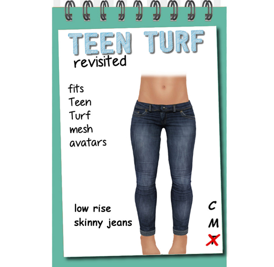 Teen Turf Low Rise Skinny Jeans