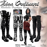 *XO* Rochelle Overknee Boot Flat Heel