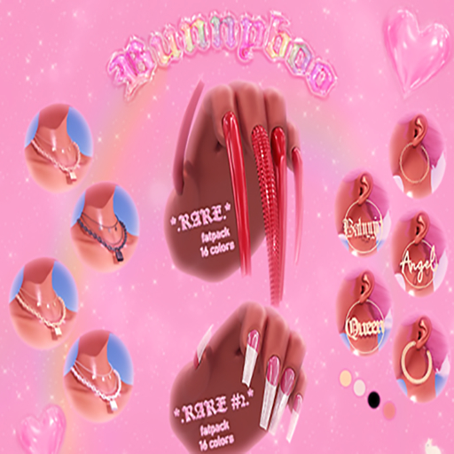 #*.bunnyboo.*  angel earring rosegold