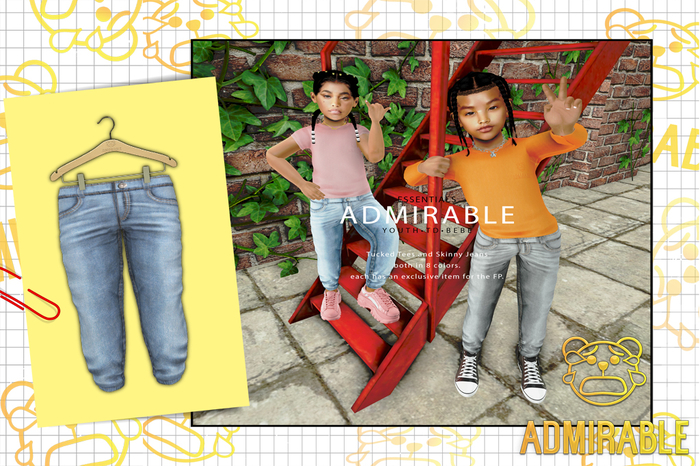 Admirable- Skinny Jeans (Light)