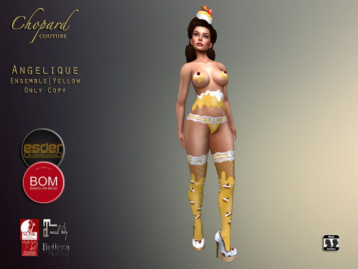 *Chopard Couture* Angelique Ensemble - Yellow