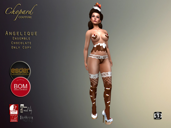 *Chopard Couture* Angelique Ensemble - Chocolate