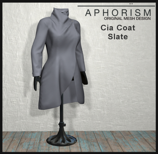 !APHORISM! - Cia Coat Slate