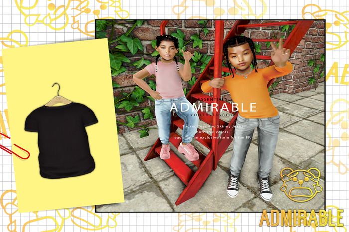 Admirable- Tucked Tee (FatPack)