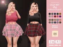 [hh] Lilly Set PLAID [INITHIUM] KUPRA