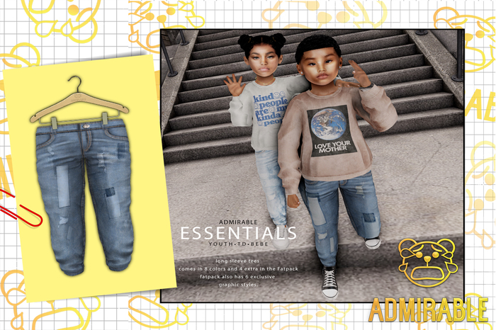 Admirable- Destroyed Skinny Jeans (Regular)