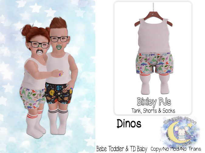 {SMK} Bixley PJs | Dinos